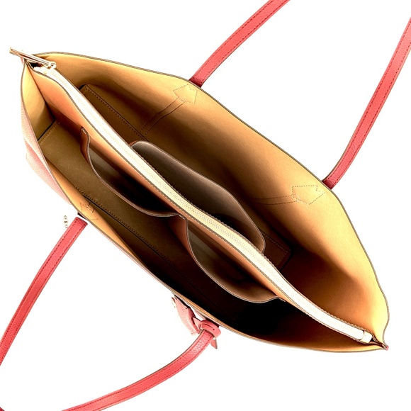 Tory Burch Triple Compartment Zippered Laptop Tote Bag Fits up to a 16" Laptop - Picture 5 of 8